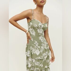 Reformation Kesia Dress Willow NWT